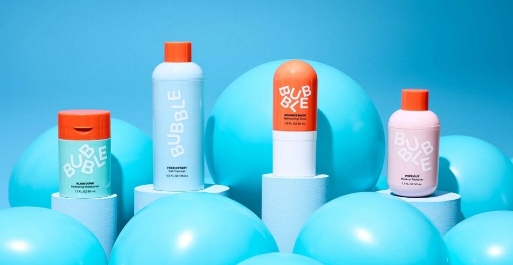 Bubble Skincare Products
