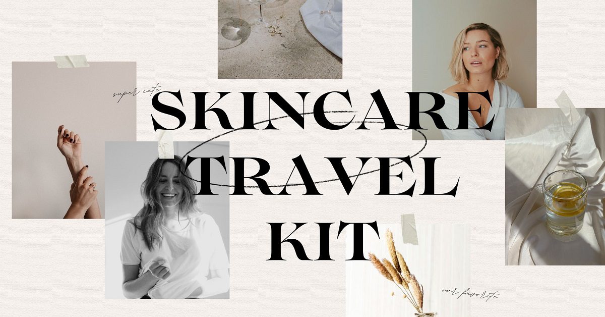 skincare travel kit