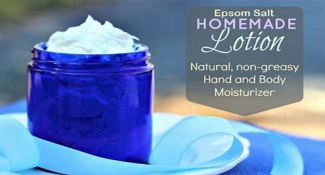 DIY Epsom Salt Lotion Recipe