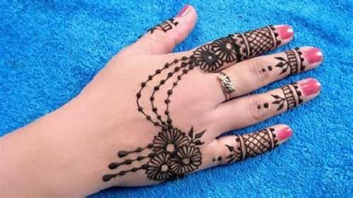 Stunning Back Hand Mehndi design