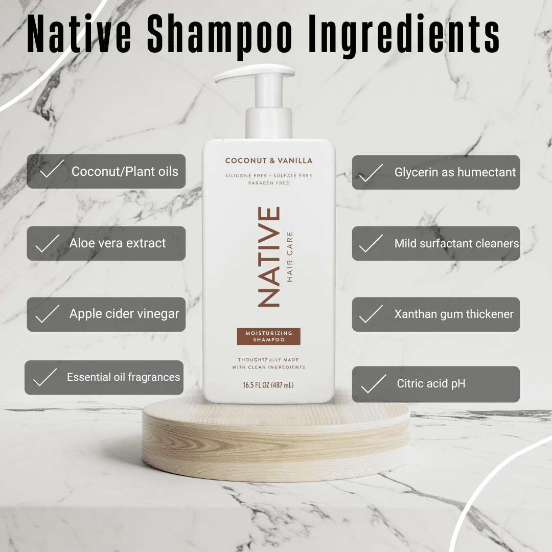 native shampoo ingredients