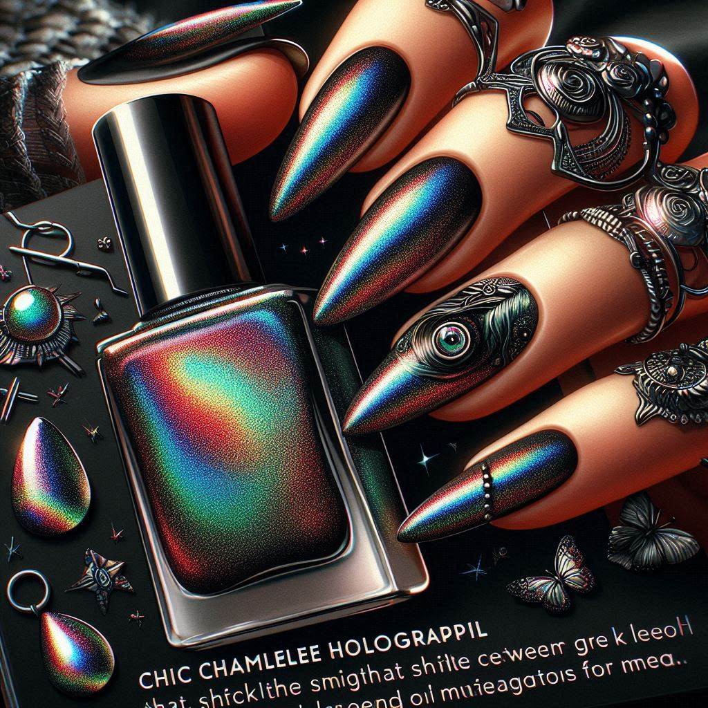 Chameleon Holographic nail polish